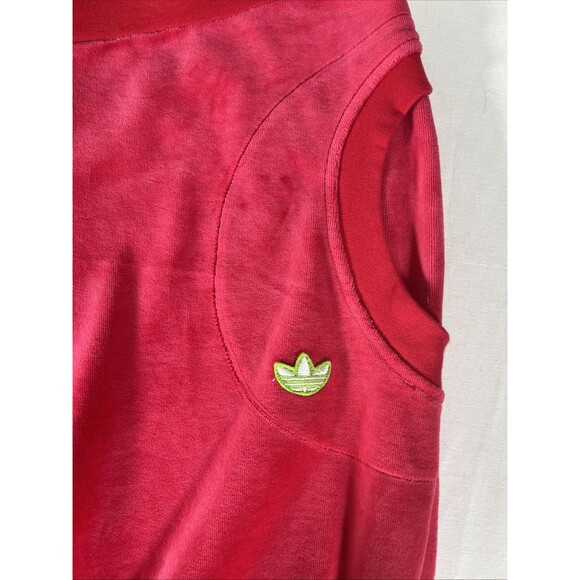 Adidas Velour Joggers XL – Red w/ Pink Undertone, Y2K Streetwear - Picture 6 of 12